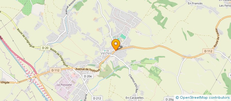 localisation de l'entreprise LE RELAIS BOULANGER  VERFEIL