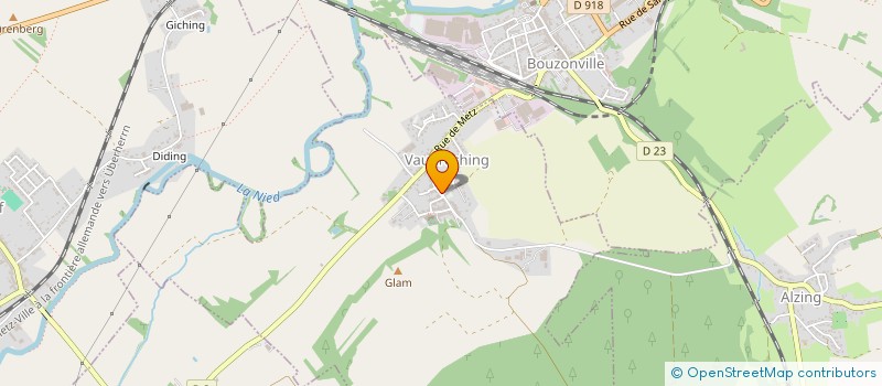 localisation de l'entreprise LE RELAIS CAMPAGNARD  VAUDRECHING