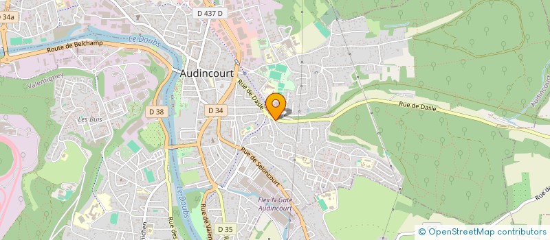 localisation de l'entreprise LE RELAIS CHEZ CAROLE à AUDINCOURT