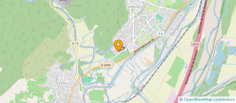 localisation de l'entreprise LE RELAIS CHEZ LES BALU  VILLENEUVE