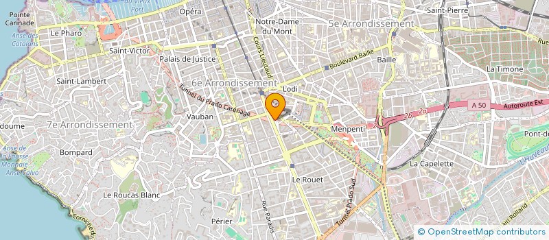 localisation de l'entreprise LE RELAIS CORSE à MARSEILLE