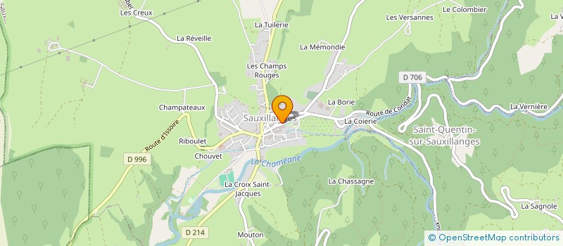 localisation de l'entreprise LE RELAIS CURIEUX  SAUXILLANGES