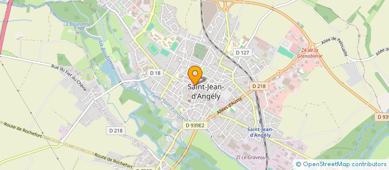 localisation de l'entreprise LE RELAIS D'ANGELY  SAINT-JEAN-D'ANGELY