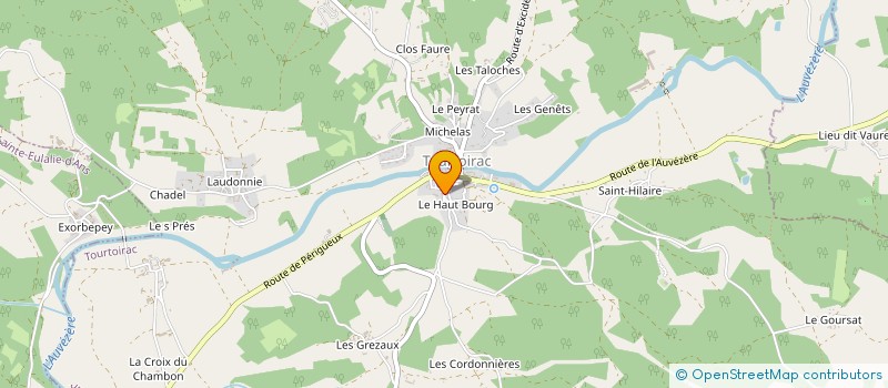 localisation de l'entreprise LE RELAIS D'ANS DE TOURTOIRAC  TOURTOIRAC