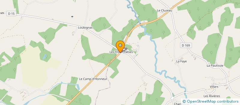 localisation de l'entreprise LE RELAIS D ANTAN à TERRES-DE-HAUTE-CHARENTE