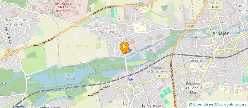 localisation de l'entreprise LE RELAIS D'ANTAN  OLLAINVILLE