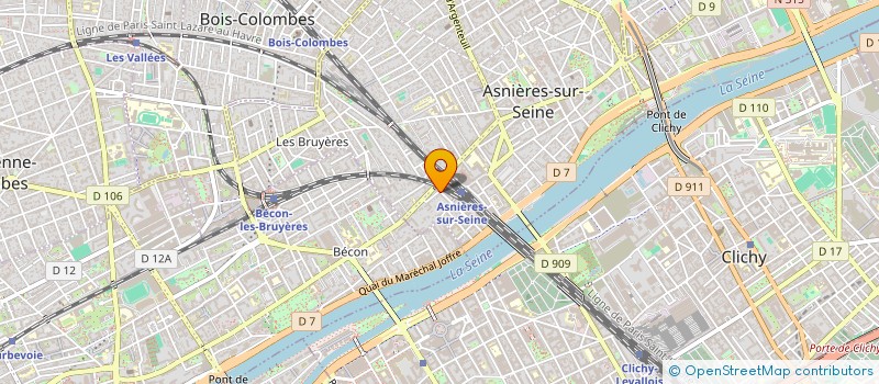 localisation de l'entreprise LE RELAIS D'ASNIERES à ASNIERES-SUR-SEINE