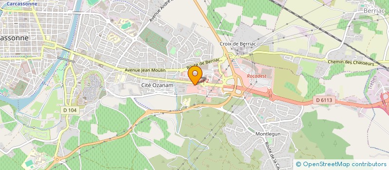 localisation de l'entreprise LE RELAIS D'AYMERIC  CARCASSONNE