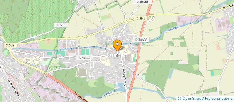 localisation de l'entreprise LE RELAIS D'ISSENHEIM  ISSENHEIM