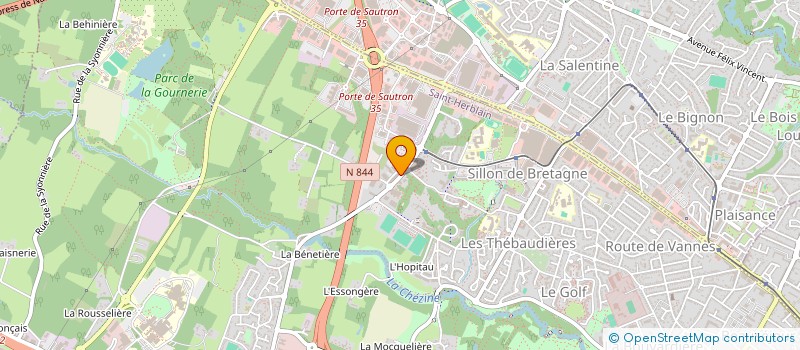 localisation de l'entreprise LE RELAIS DE BAGATELLE à SAINT-HERBLAIN