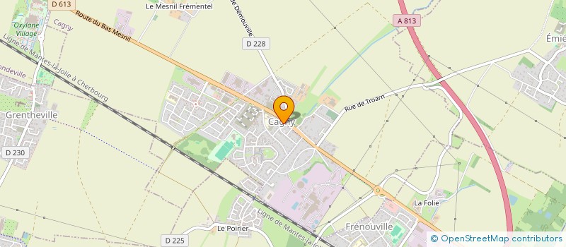 localisation de l'entreprise LE RELAIS DE CAGNY  CAGNY