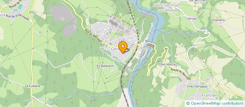 localisation de l'entreprise LE RELAIS DE CHAMPAGNE à INJOUX-GENISSIAT