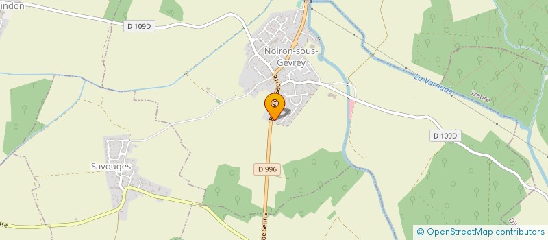 localisation de l'entreprise LE RELAIS DE CITEAUX  CORCELLES-LES-CITEAUX