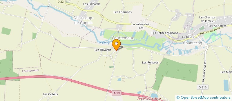 localisation de l'entreprise LE RELAIS DE COURTEMAUX à COURTEMAUX