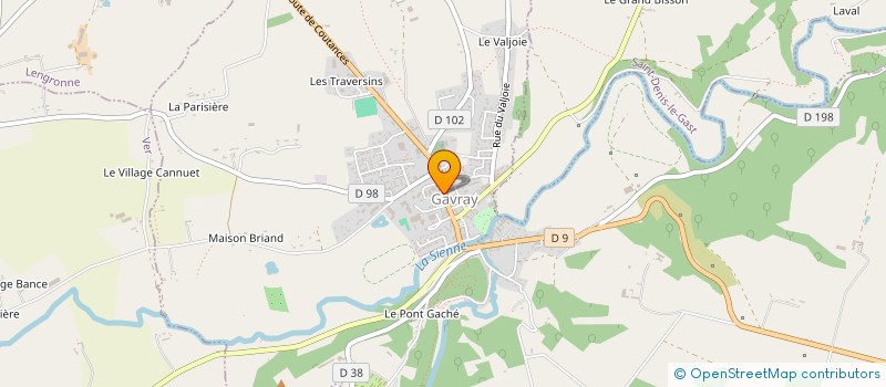 localisation de l'entreprise LE RELAIS DE DISTRIBUTION DE GAVRAY à GAVRAY-SUR-SIENNE
