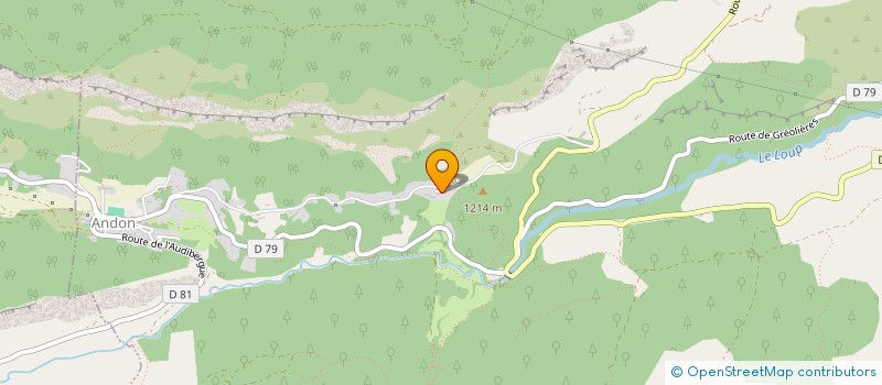localisation de l'entreprise LE RELAIS DE FONT FREYE à ANDON