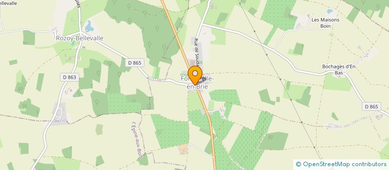 localisation de l'entreprise LE RELAIS DE FONTENELLE  DHUYS ET MORIN-EN-BRIE