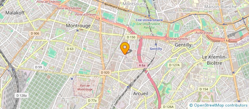 localisation de l'entreprise LE RELAIS DE GENTILLY  GENTILLY