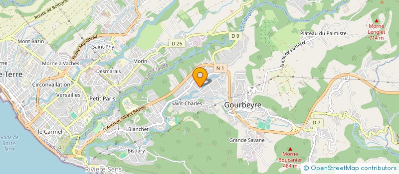 localisation de l'entreprise LE RELAIS DE KEVIN  GOURBEYRE