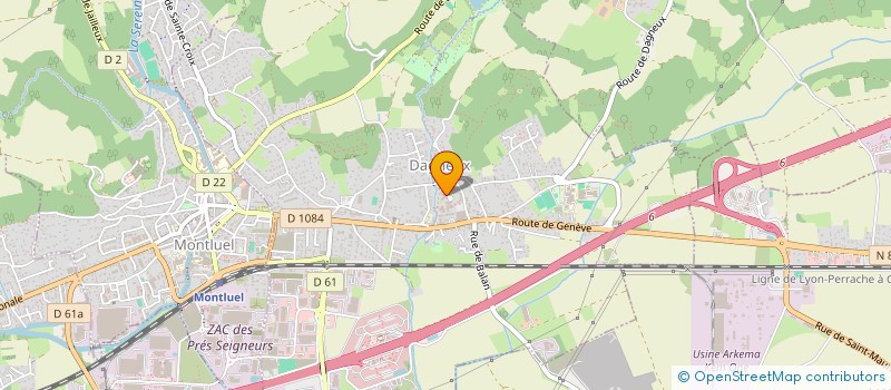 localisation de l'entreprise LE RELAIS DE L'AMITIE à DAGNEUX