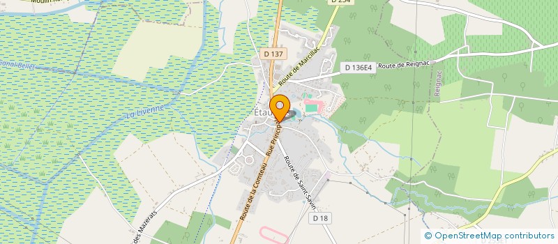 localisation de l'entreprise LE RELAIS DE L ESTUAIRE  ETAULIERS