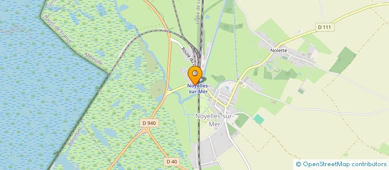 localisation de l'entreprise LE RELAIS DE LA BAIE  NOYELLES-SUR-MER