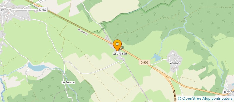 localisation de l'entreprise LE RELAIS DE LA CROISEE à ROUVRAY