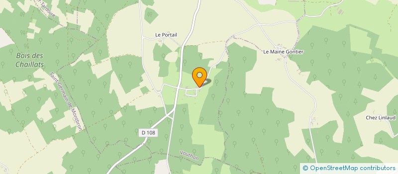 localisation de l'entreprise LE RELAIS DE LA CROIX DE LA BARRE à VOUTHON