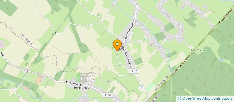 localisation de l'entreprise LE RELAIS DE LA LICORNE  GOMMEGNIES