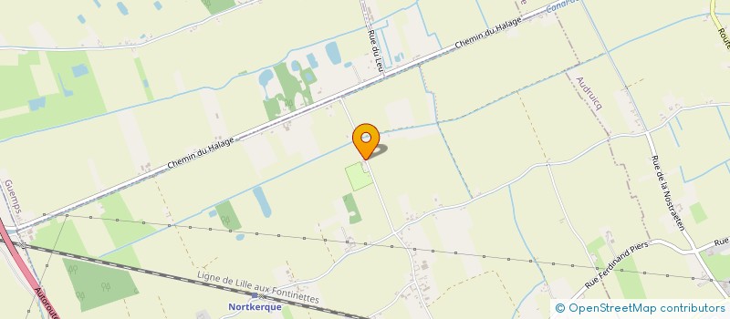 localisation de l'entreprise LE RELAIS DE LA PALME  NORTKERQUE