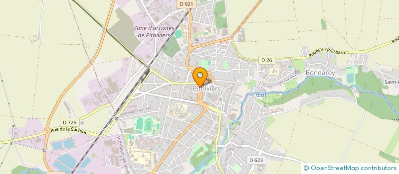 localisation de l'entreprise LE RELAIS DE LA POSTE à PITHIVIERS