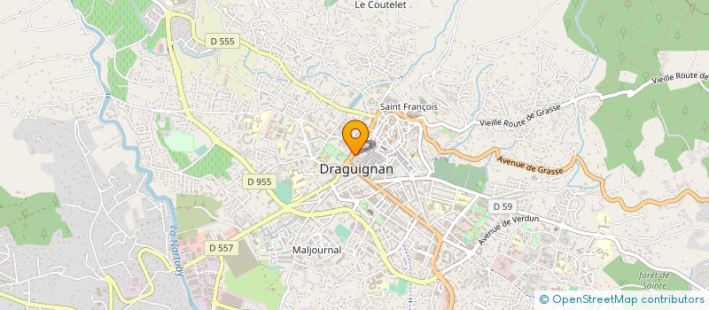 localisation de l'entreprise LE RELAIS DE LA POSTE  DRAGUIGNAN