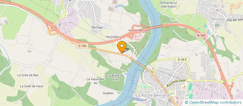 localisation de l'entreprise LE RELAIS DE LA ROCHE à MARZAN