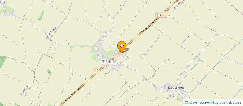 localisation de l'entreprise LE RELAIS DE LA SABLONNE  ANNOIRE