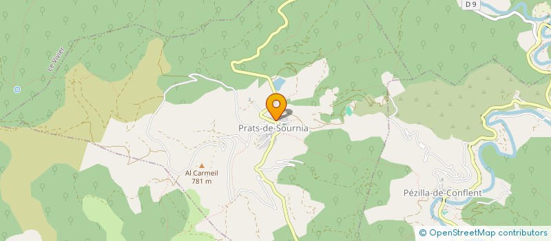 localisation de l'entreprise LE RELAIS DE LA TOUR  PRATS-DE-SOURNIA