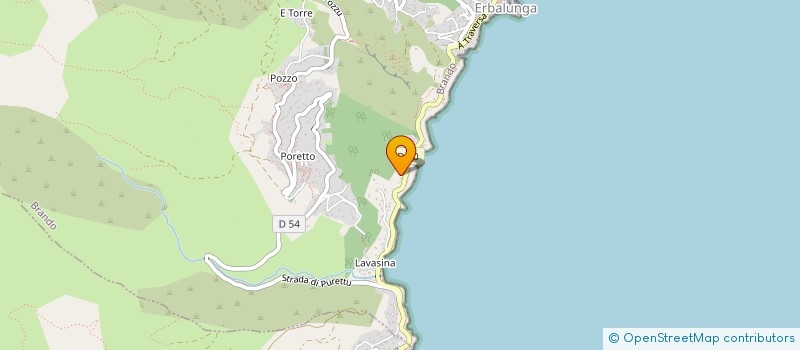 localisation de l'entreprise LE RELAIS DE LAVASINA à BRANDO