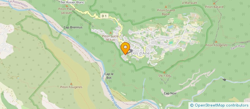 localisation de l'entreprise LE RELAIS DE MAFATE à LA POSSESSION