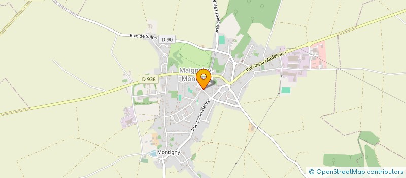 localisation de l'entreprise LE RELAIS DE MAIGNELAY à MAIGNELAY-MONTIGNY