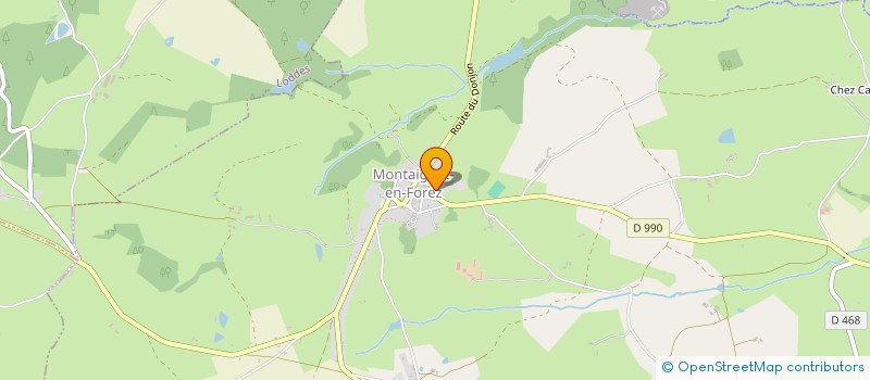 localisation de l'entreprise LE RELAIS DE MONTAIGUET  MONTAIGUET-EN-FOREZ
