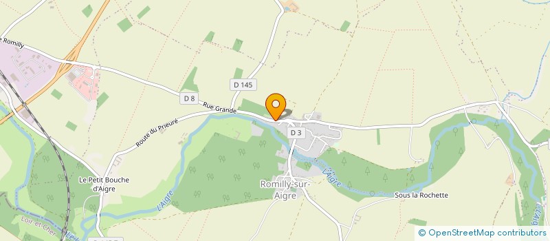localisation de l'entreprise LE RELAIS DE MONTIGNY à CLOYES-LES-TROIS-RIVIERES