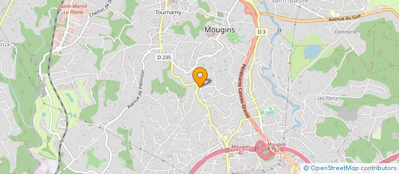 localisation de l'entreprise LE RELAIS DE MOUGINS à MOUGINS