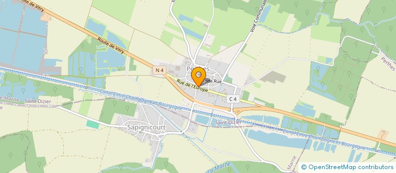 localisation de l'entreprise LE RELAIS DE PERTHES à PERTHES