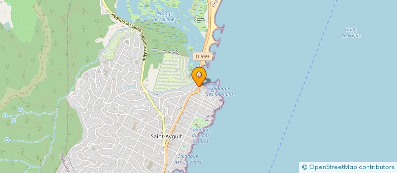 localisation de l'entreprise LE RELAIS DE ST AYGULF à FREJUS
