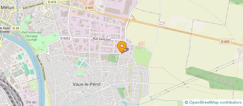 localisation de l'entreprise LE RELAIS DE VAUX à VAUX-LE-PENIL