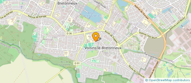 localisation de l'entreprise LE RELAIS DE VOISINS à VOISINS-LE-BRETONNEUX