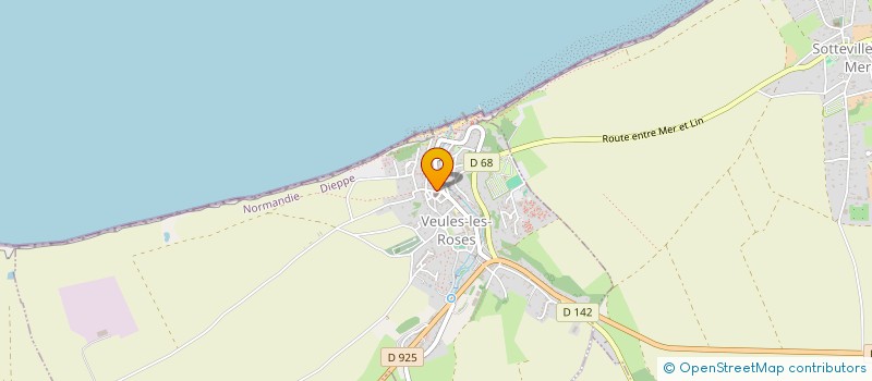 localisation de l'entreprise LE RELAIS DES ARTISTES à VEULES-LES-ROSES