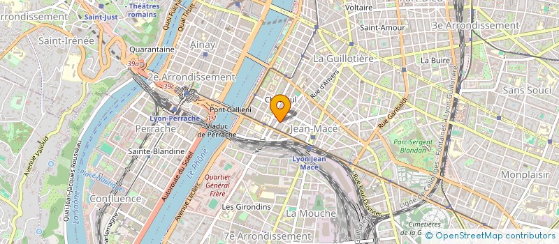 localisation de l'entreprise LE RELAIS DES CAVES à LYON