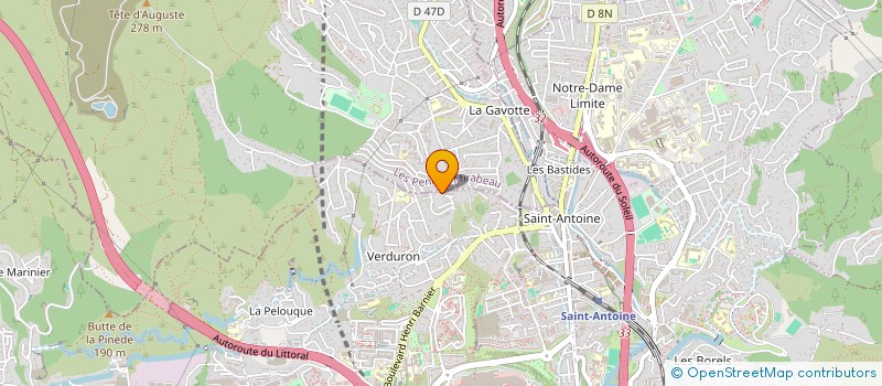 localisation de l'entreprise LE RELAIS DES CEDRES à MARSEILLE