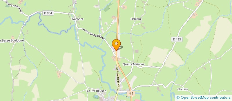 localisation de l'entreprise LE RELAIS DES COLOMBES  ETRUNGT