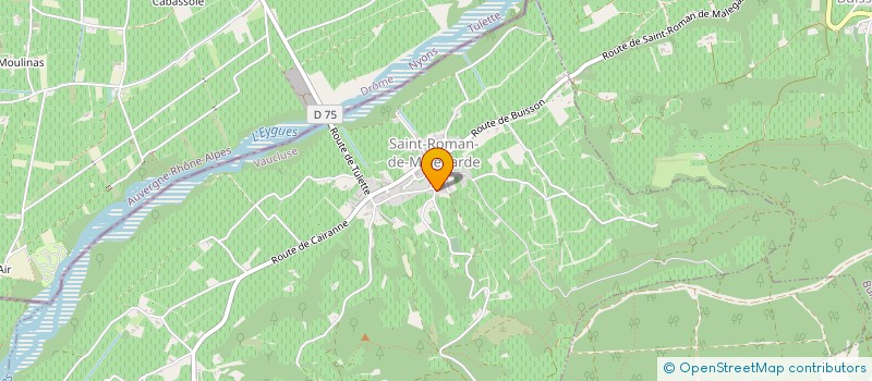 localisation de l'entreprise LE RELAIS DES COTES DU SOLEIL  CAIRANNE